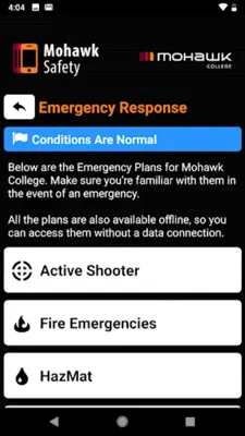 Mohawk Safety android App screenshot 0